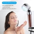 thumbnail image 3 of Mistaha Automatic 12 L-EDs 3 Colors Changing Light Shower H-ead Bath Sprinkler Temperature C-ontrol Sensor, 3 of 8