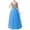 Blue1, variant on XEGLSBU Skirts for Women Knee Length Elastic Waist Women Boneless Wedding Mesh Porcelain Color Petticoat Puffy Long Tutu Skirt Blue1 One Size