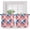 Red, Blue, White, variant on American Flag Curtains 24 Inch Length 2 Panels, Small Window Curtains, Independence Day Stars Striped Flag Window Treatments Light Filtering Half Rod Pocket Privacy Curtain Tiers 27.5"x24"