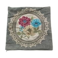 thumbnail image 1 of Funda de almohada decorativa con diseño de magnolia, funda de cojín para sofá Verde claro, 1 of 9