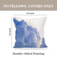 thumbnail image 4 of LALILO Throw Pillow Covers Cloud Sky Sun Plane Cover Freedom Soft Cushion Cover 18" x 18", 2 Pack, 4 of 6