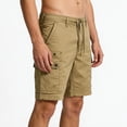 thumbnail image 2 of Men's Cargo Shorts Loose Fit Lightweight Breathable Casual Summer Multi-Pocket Camping Hiking Daily Wear Outdoor | AKLJWH,Brown M, 2 of 6