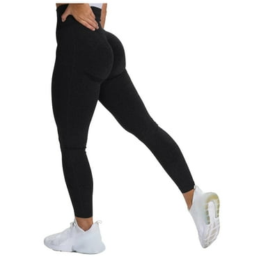 DondPO Leggings for Women Yoga Sports Color Hip-lifting Women's Fitness High-waist Running Pants Yoga Pants Womens Tummy Control Leggings Bottoms for Women