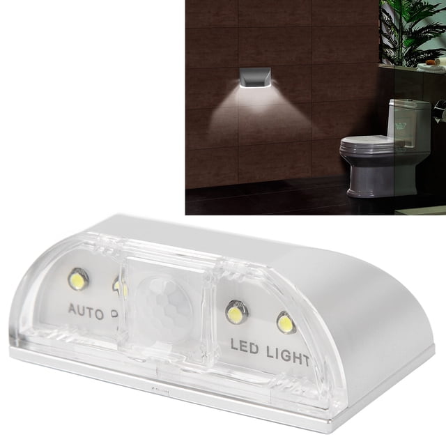 Luz LED De Ojo De Cerradura, Funciona Con Pilas Instalación Sencilla Detector De Movimiento PIR Compacto Luz Nocturna Larga Vida útil Iluminación Blanca Alta Eficiencia Para