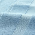thumbnail image 2 of Aston & Arden Egyptian Cotton Bath Towels (2 Pack), 30x54, Jaquard Border, Blue, 2 of 6