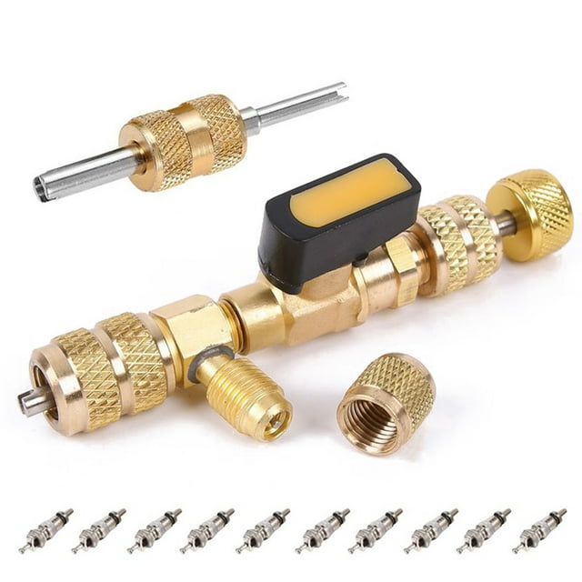 Outil d'Installation de Valve Core Remover R410 R22 pour la Maison, Accessoire de Remplacement de Climatisation à Fermeture Fine