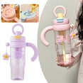 thumbnail image 2 of Water Bottle with Straw, 40OZ Large Capacity Dual Drinking Design with Tea Infuser, Leak-Proof Portable Sports Bottle with Handle for Gym Travel Outdoor, Reusable Cup for Adults Students, 2 of 10