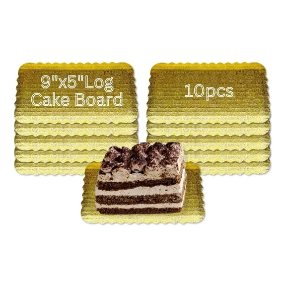9"X5" Bar Cake Board (10 Pcs)