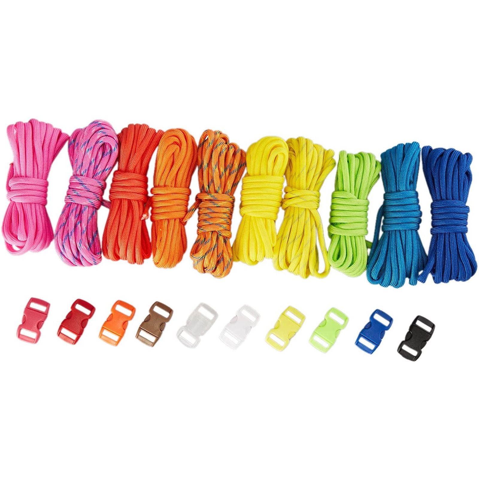 OxGord Paracord Mil Spec Type III 7 Strand Parachute Commercial Grade Nylon Cord Spool for Outdoor Hiking Wristband Bracelet Strong Strength Rope Tie Down 