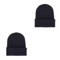 thumbnail image 1 of Sonducket Gorros Beanie Gorros de punto Skullcap Accesorios para el cabello a prueba de viento Gris oscuro Gris oscuro 2piezas, 1 of 6