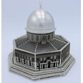 thumbnail image 5 of Modefa Turkish Islamic Home Table Decor Showpiece Gift Sculpture Replica Al Aqsa Mosque Dome of The Rock Jerusalem - Silver, 5 of 5