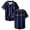 Navy, variant on Hamilton 10 Years Merch Baseball Jersey Short Sleeve Button-up Shirts Women Men Streetwear Tops