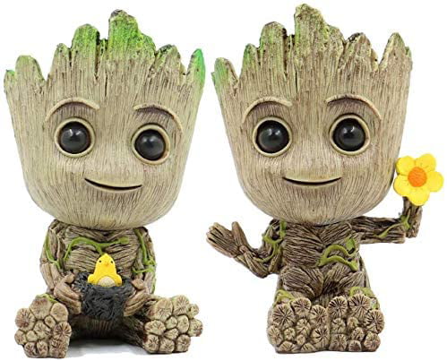 Baby groot flower pot  planter action figures guardians of The galaxy home decor 