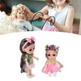 thumbnail image 1 of Ccdes Jouets de Poupée Simulation, 2 Pcs EN71 BJD Poupée 6.7 Po Articulations Rotatives Vêtements Magnifiques Poupée de Mode pour 3+, DIY Poupée de Déguisement, 1 of 8