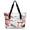 Multicolor 4, variant on Mountain Tote Bag for Women, Lightweight Waterproof Large Shoulder Handbag with Zipper for Travel Gym Work Shopping, Black and White Forest Nature