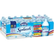 NESTLE SPLASH Natural Fruit Flavored Water Beverage Variety Pack 32-16.9 fl. oz. Bottles