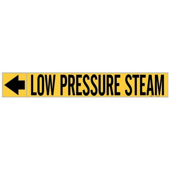 Brady Pipe Markr,Low Pressure Steam,1in H 20445