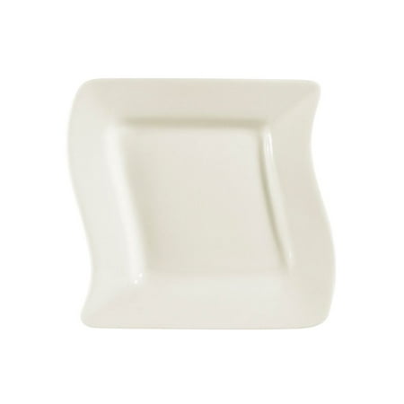 

SOHO Square Plate 6-3/4 Sq. X 1 H Stoneware American White 16 packs