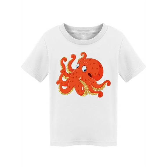Cute Cartoony Octopus T-Shirt Toddler -Image by Shutterstock, 2 Toddler