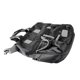 thumbnail image 4 of Mochilas de nailon Nikou para mujer con múltiples bolsillos color negro, 4 of 15