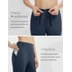 thumbnail image 5 of Pantalones de golf BALEAF para mujer, elásticos y ligeros, UPF 50+, azul marino L, 5 of 7