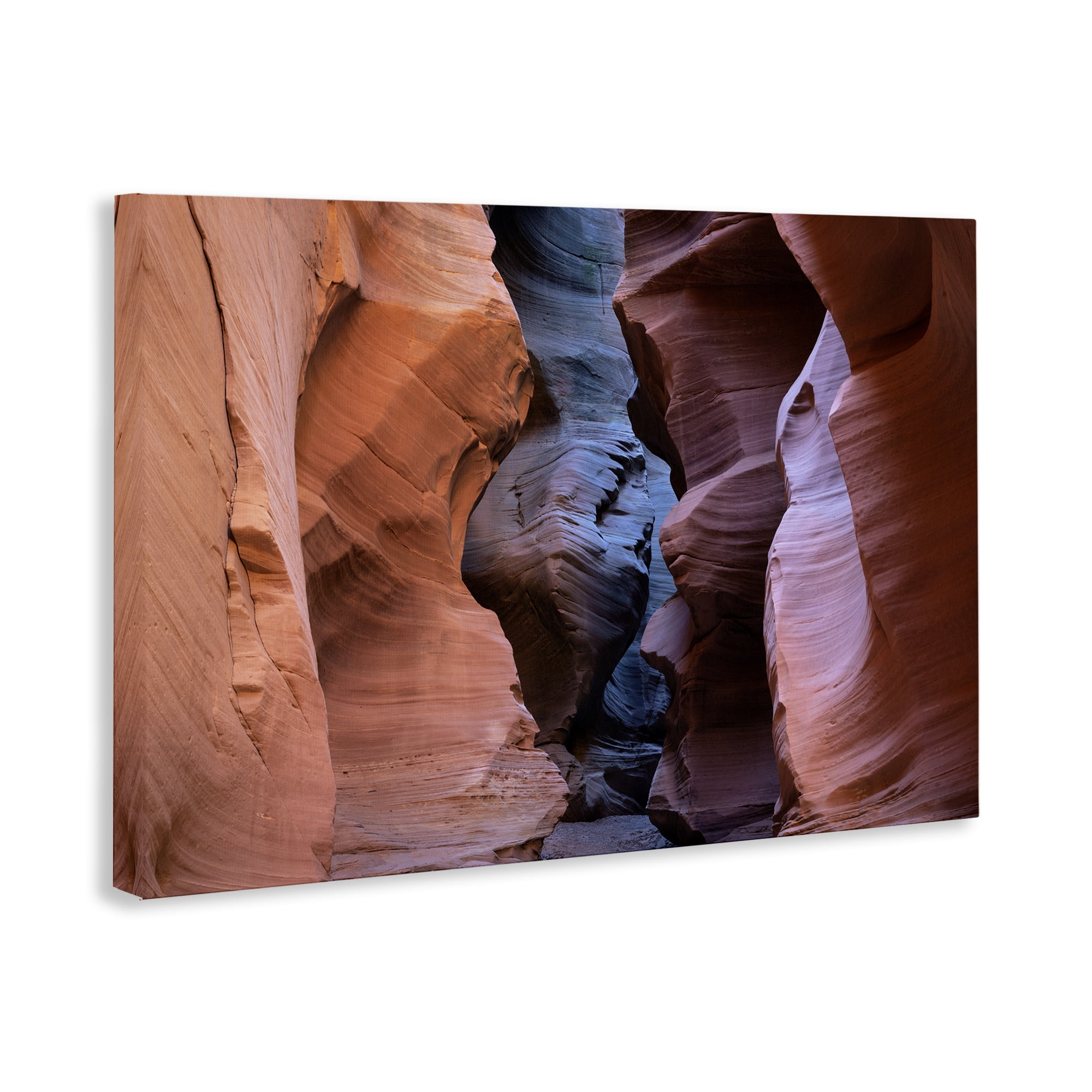 Stupell Industries Slot Canyon View Landscape Photography Gallery Wrapped Canvas Art Print Wall Art, 36 x 24