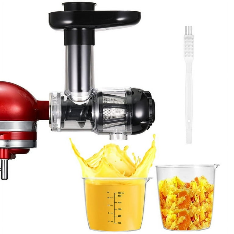 Food Grinder Attachment Slicer Compatible for Kitchen Aid Stand Mixer  Cheese Grater Attachment Larger Capacity Design