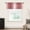 Red, variant on Blue Ombre Stripe Valance Curtains for Kitchen/Living Room/Bathroom/Bedroom Window, Rod Pocket Small Topper Half Short Window Curtains Voile Sheer Scarf, Farmhouse Simple Striped 42"x12"