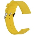 thumbnail image 2 of Silicone Rubber Watch Strap, 24mm, Yellow, 2 of 7