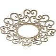 thumbnail image 2 of 26"OD x 9 7/8"ID x 3/8"T Reims Wood Fretwork Pierced Ceiling Medallion, Birch, 2 of 3