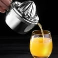 thumbnail image 6 of Manual Juicer Stainless Steel Manual Juicer Orange Lemon Citrus Squeezer Hand Press Tool for Kitchen, 6 of 8
