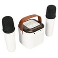 thumbnail image 1 of Mini Karaoke Machine with 2  Microphones, Portable  Speaker for Kids Adults,Premium Sound, RGB Light Effect, Easy to Connect, Karaoke Machine for Home Party, 1 of 7