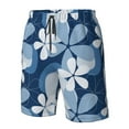 thumbnail image 5 of Kdxio Flower Pattern Mens Casual Shorts - Drawstring Summer Beach Sports Shorts for Men, 5 of 9