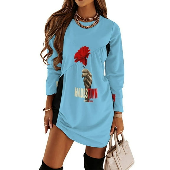 Hadestown - Hadestown flower - Hadestown The Musical Classic T-Shirt Long Sleeved Dress Female dress Women"s summer dress