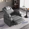 thumbnail image 2 of Furmax Electric Power Lift Leathaire Recliner Chair with Massage for Bedroom,Gray, 2 of 9