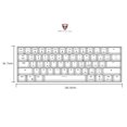 thumbnail image 4 of Teclado MOTOSPEED CK62 BT3.0 Teclado mecánico RGB con cable para tableta, computadora portátil, teléfono inteligente, eje blanco y rojo MOTOSPEED Teclado, 4 of 5