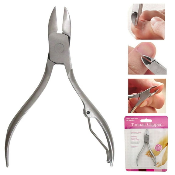 1 Stainless Steel Toenail Clipper Cutter Pedicure Care Toe Nail Ingrown Manicure