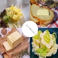 thumbnail image 2 of Casewin Butter Knife(4 Pcs), Porcelain Handle, Stainless Steel Cheese Spreader, Butter Spreader Knives Set, Used for Cheese, Cold Butter, Jam, Pastry and Other Kitchen Daily Spreader Knife, 2 of 7