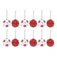 thumbnail image 4 of Melrose International Whimsical Fabric Ball Ornament (Set of 12), 4 of 5