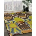 thumbnail image 2 of Ahgly Company Indoor Rectangle Abstract Copper Green Abstract Area Rugs, 5' x 7', 2 of 6