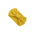 thumbnail image 1 of Sonducket Diademas de ganchillo cálidas, cómodas, anchas, a prueba de viento, calentador de orejas, diademas, regalos del Día de San Valentín Accesorio para el cabello Amarillo, 1 of 6