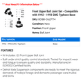 thumbnail image 2 of Front Upper Ball Joint Set - Compatible with 1992 - 1993 GMC Typhoon Base, 2 of 2