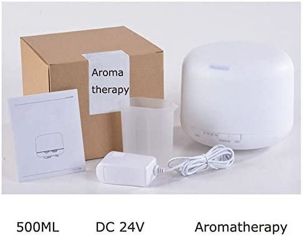 INTBUYING Aromatherapy Diffuser Ultrasonic Mist Air Humidifier with LED Light Timers Setting for Baby Bedroom Home Office
