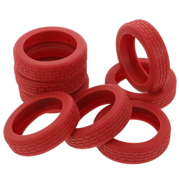 8 Pcs Luggage Case Covers Suitcase Wheels Replacement Protector Caster Red