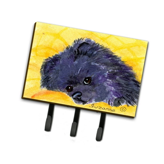 Carolines Treasures SS8839TH68 Pomeranian Leash Holder or Key Hook, Large, Multicolor