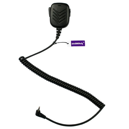 abcGoodefg Shoulder Remote Speaker Mic Microphone for 1 PIN Yaesu Vertex Walkie Talkie Radio FT_50 FT_60 FT_10R FT_40R