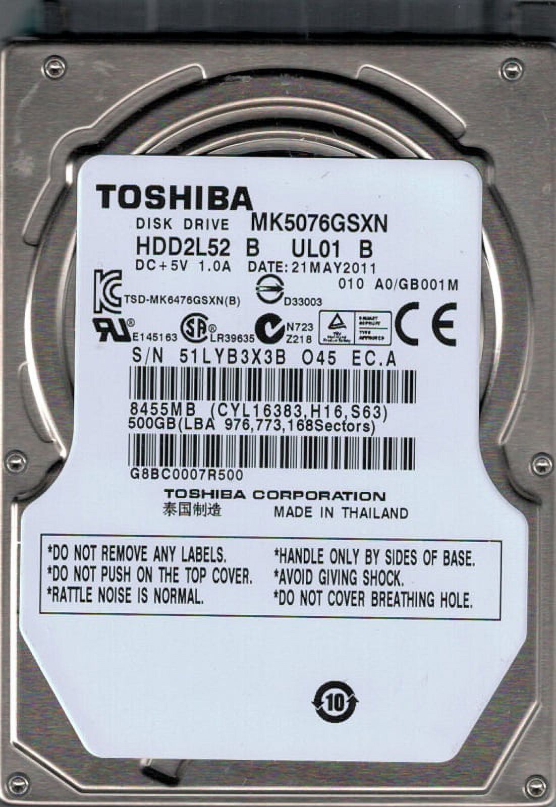 DT01ACA300 HDS723030BLE640 MRSAB0 P/N: 9F14312 Toshiba 3TB