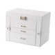 thumbnail image 2 of Joyero Caja de almacenamiento de joyas Caja de regalo de joyería multifuncional con cajones Blanco, 2 of 9