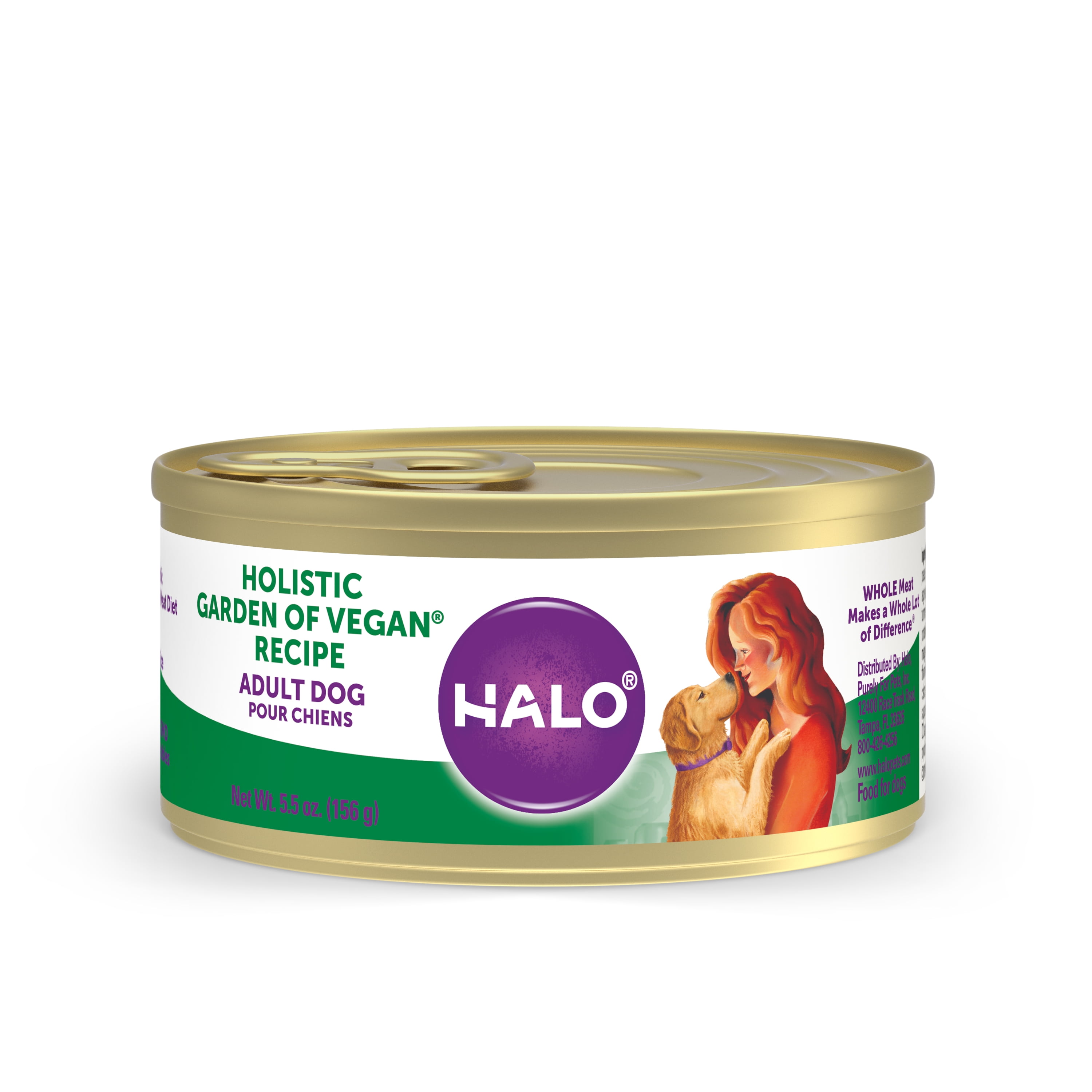 halo wet dog food