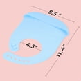 thumbnail image 2 of 6Pcs Cute Silicone Baby Bibs for Babies & Toddlers Waterproof, Soft,BPA Free (10-72 Months,Unisex), 2 of 7